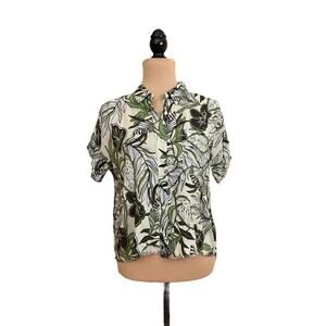 Philosophy Republic Clothing Organic Jungle Print Button Up Size S